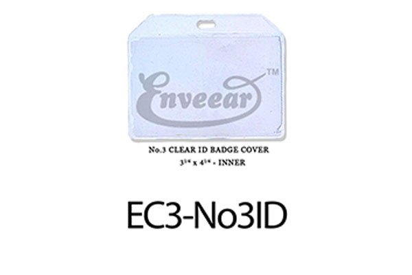 Pvc No.3 Identity Badge Cover 109mm x 82mm