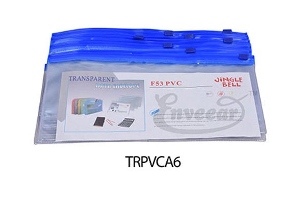 Transparent Pvc Zipper Bag A6